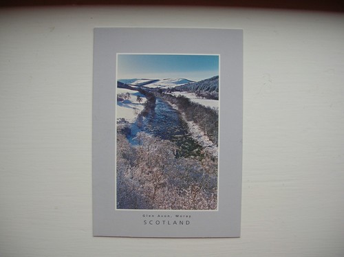 Glen avon postcard moray - glen,