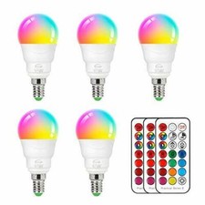 1/2X 5W E14 B22 RGB Bulb 12