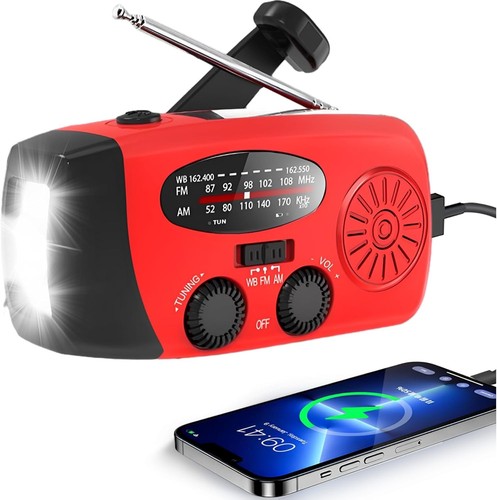 Emergency hand crank solar - emergency,