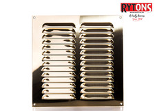 Solid Brass Louvre Vent Wall