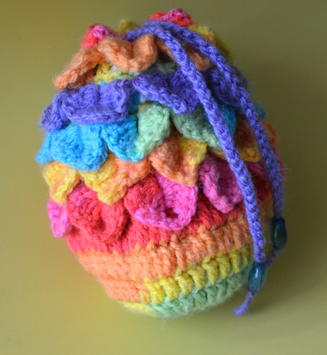 Handmade crochet dragon - handmade,