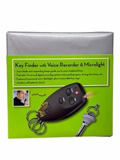 Key Finder With Voice Recorder And Micro Light New In Box