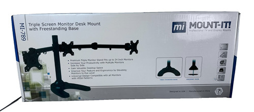 Mount 789 triple monitor - mount-it,