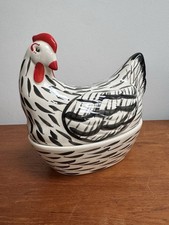 Handpainted Vintage Style Hen
