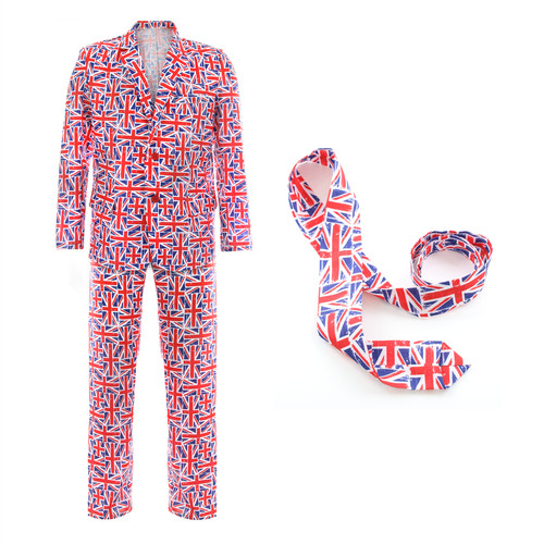 Mens union jack suit blazer - mens,