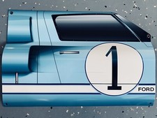 WOW!!!Curved Ford Gt40 Lemans