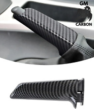 ABS Car Handbrake Grips Cover Trim For BMW Carbon Fiber Pattern Handbrake Cover