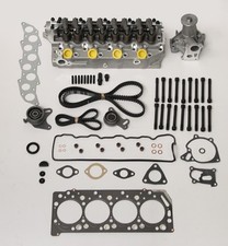 Cylinder Head Kit with Water Pump and Timing Belt Kit for Mitsubishi 2.5 TD 4D56