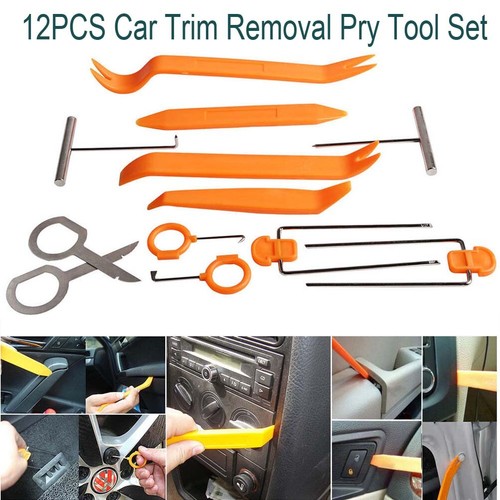 12x car trim removal pry - car,