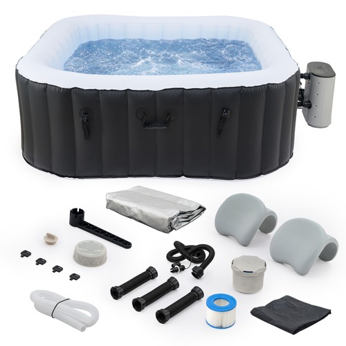 Inflatable hot tub with - co-z,