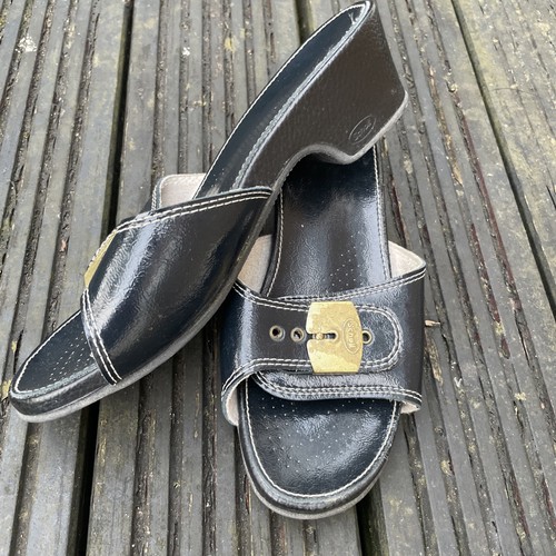 Scholl leather look high - leather,