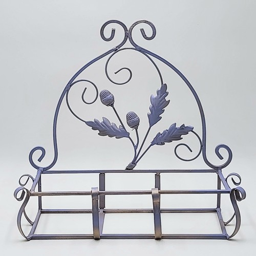 Vintage wrought iron planter - iron,