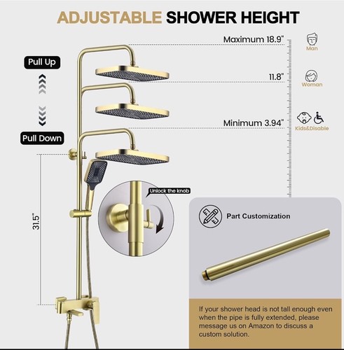 Chalirs shower systems - with, 12
