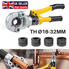 Copper Tube Fitting Hydraulic Pipe Crimping Tool 16-32mm Pressing Pliers Kit Set
