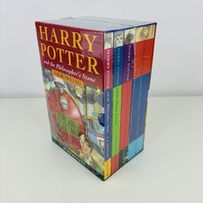 Harry Potter Boxed Book Set Bloomsbury: Books 1-4 Paperback Unopened Sealed Rare