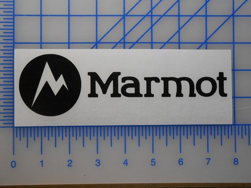 Marmot logo decal - marmot, 13"