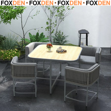 4 Seater Rattan Cube Garden