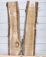 Elm Live Edge Timber x 2, 1000mm x 140-180mm x 35mm E57