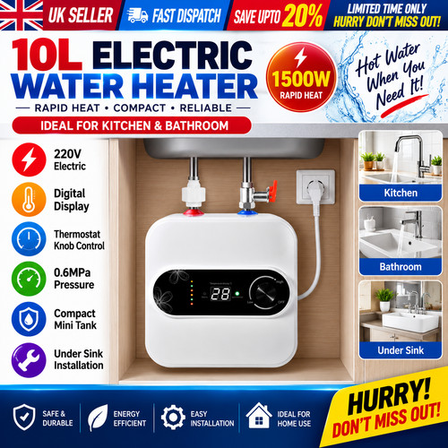 5kw 10l electric - 1.5kw, hot