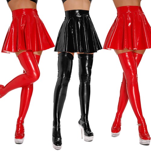 Womens shiny pvc leather - womens,