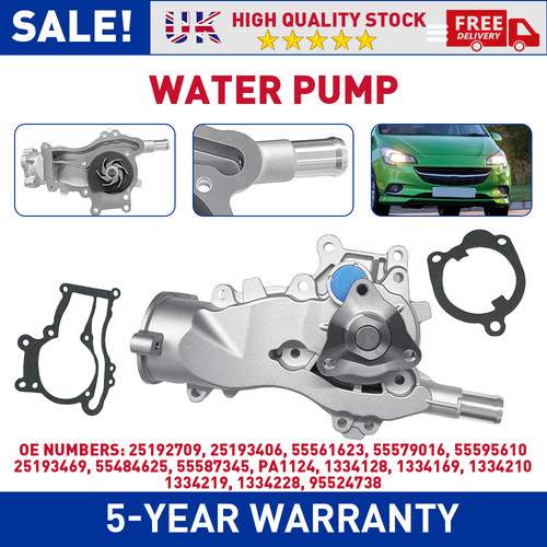 Coolant water pump gasket - water,