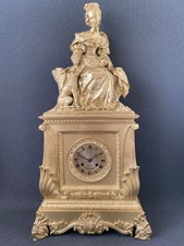 Antique French Empire Bronze Clock