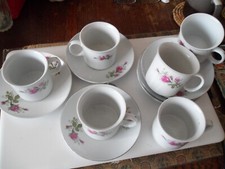 Cup and Saucer set of 6 for