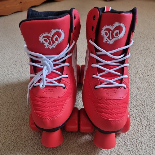 Rio roller skates red size - rio,