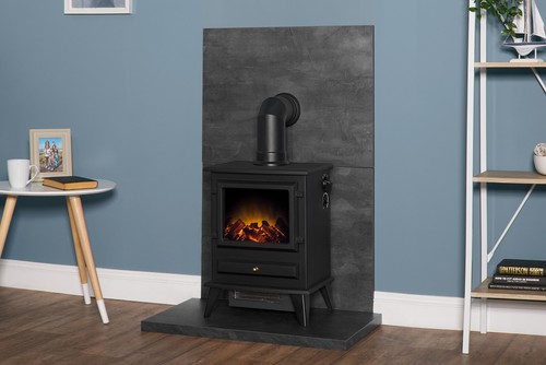 Acantha tile hearth - tile,