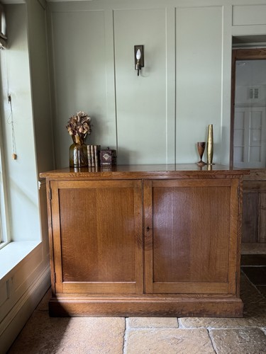Large vintage stained oak - large,