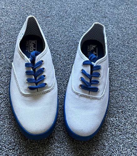 Keds champion white blue - keds, white/blue