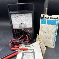 MICRONTA Range Doubler Multitester Boxed Leads Slide Rules & Booklet RADIO SHACK