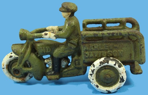 Vtg cast iron harley davidson - vtg.,