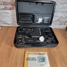 Vintage Panasonic NV-MC6 VHS-C Compact Movie Camera Recorder Hard Case