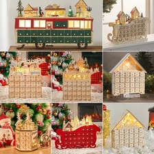 24 Drawers Wooden Advent