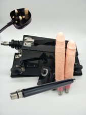  Automatic Retractile Sex Machine 2 Dildo Sex Toy Extension Pole Tube UK PLUG