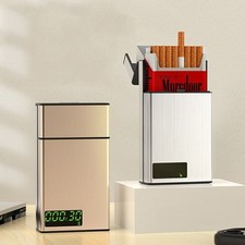 Timed Cigarette Dispenser | Full 20-Pack Cigarettes Case with Timer | Lock Box