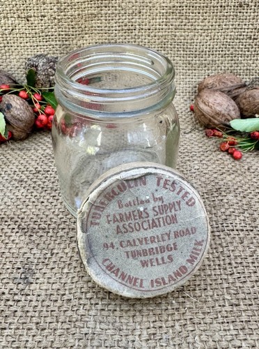 Old vintage milk - vintage, jar