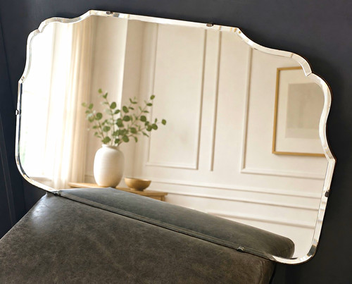 Art deco silver - silver, wall