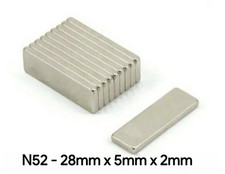 Super Strong Magnets 28x5x2 mm