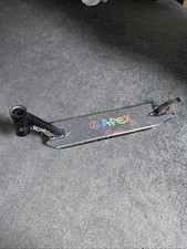 Black Sacrifice Scooter Deck - Park style, lightweight stunt deck -  (Used)