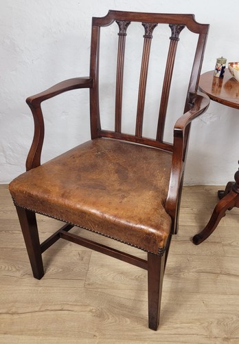 Victorian armchair carved - victorian,
