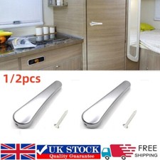 1-2x Silver Toilet Door Handle