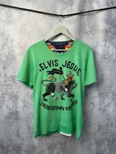 Elvis Jesus Trenchtown Rockers Vintage Rare Green T-Shirt Men's Size L
