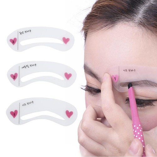 Eyebrow stencils 3pcs - stencils,