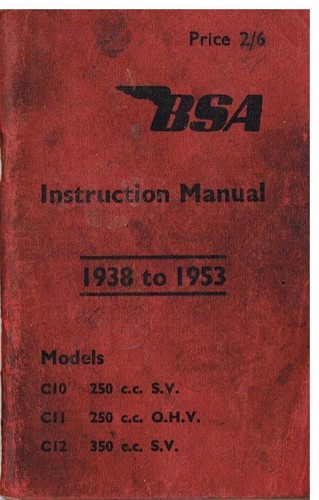 Bsa c10 250cc - c11,