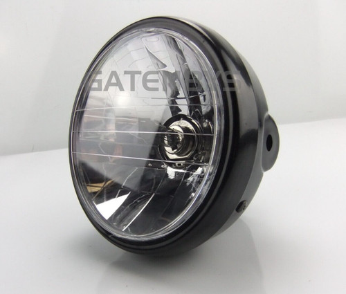 Satin black motorcycle - black, 6.5"
