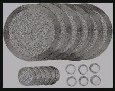 Handcrafted Glass Beaded Round Placemats, Coasters & Napkin Rings RRP £29.99