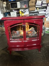 Dimplex Opti-Myst Grand Rouge 2kW Cast Enamel Effect Electric Stove RTOPSTV20GR