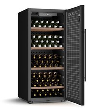 Wine Refrigerator 114 Bottles Metal Door Wine Cooler Compressor 5-20 °C Touch